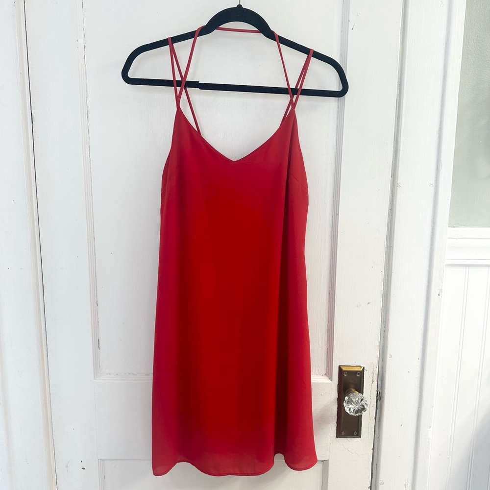 Finn & Clover Vibrant Red Dress